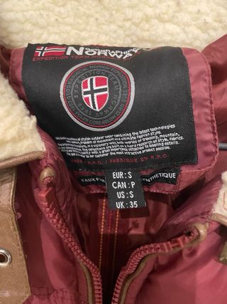 Cazadora Geographical Norway Roja