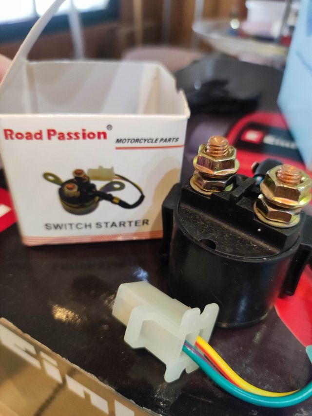Relé de arranque moto 125cc
