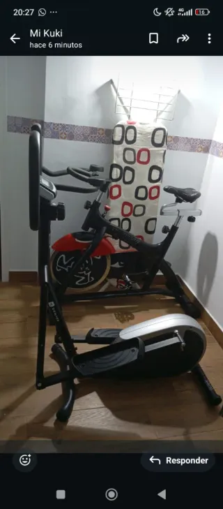 Bicicleta Spinning y Elíptica Poco Uso