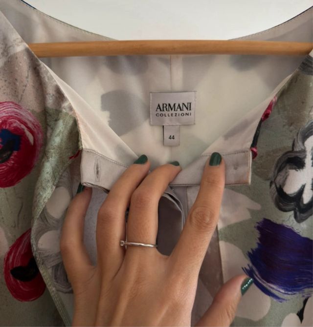 Vestido Armani Collezioni Multicolor