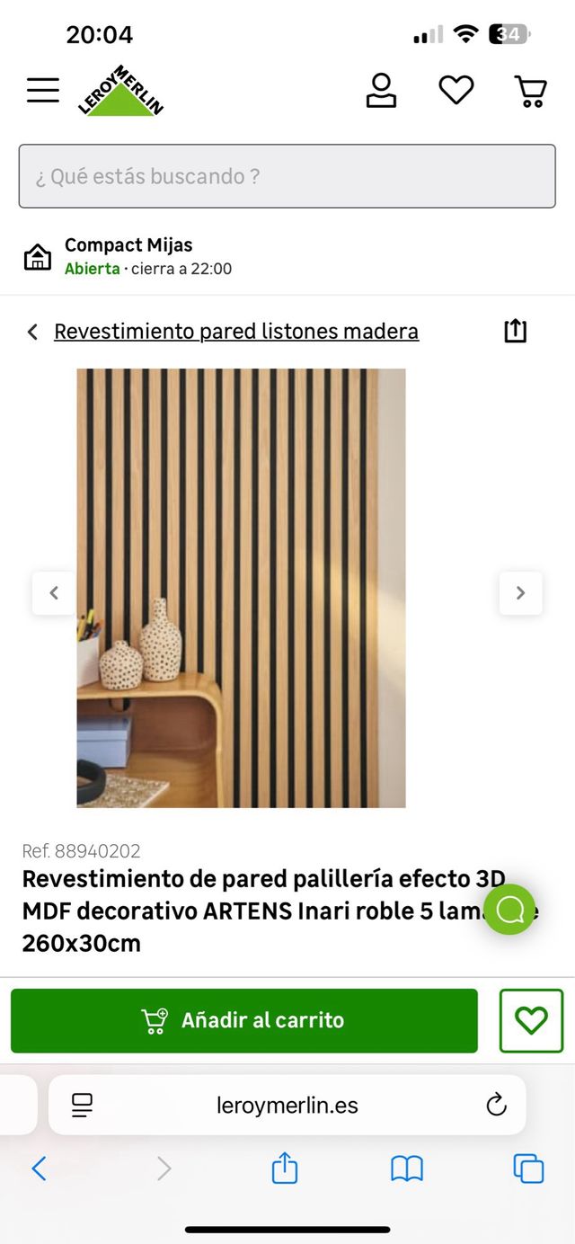 Revestimiento de madera