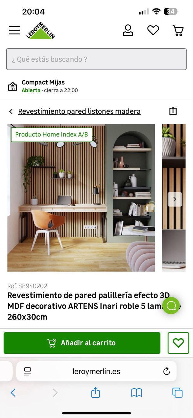 Revestimiento de madera