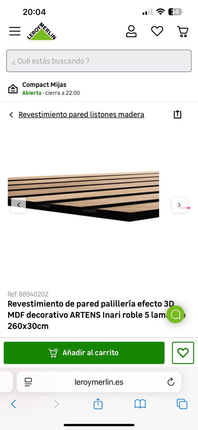 Revestimiento de madera