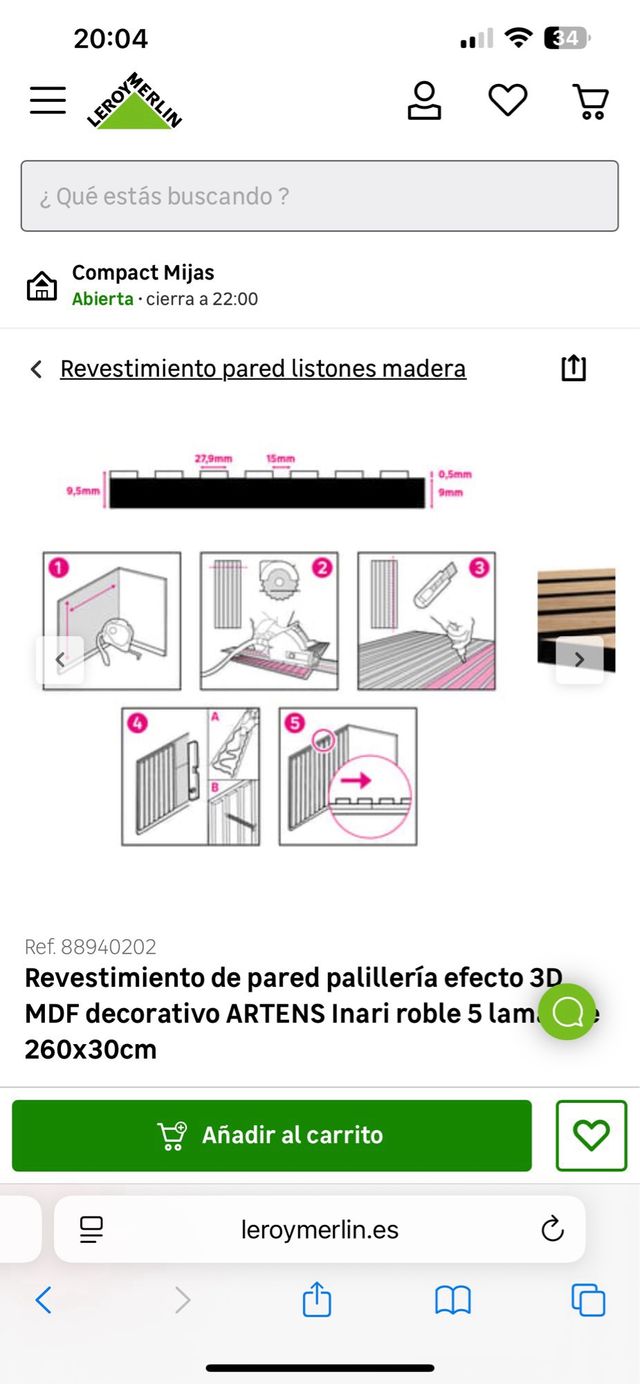 Revestimiento de madera