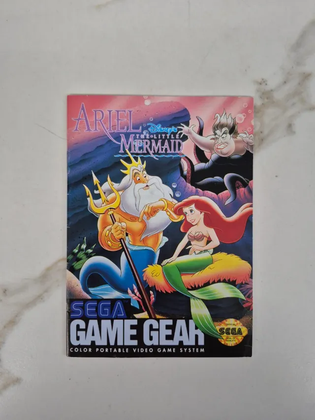 Manual Ariel The Little Mermaid Sega Game Gear