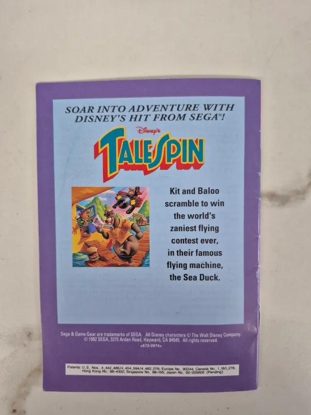 Manual Ariel The Little Mermaid Sega Game Gear