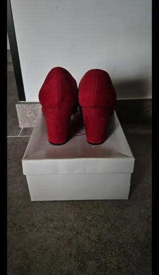 Zapatos de tacón Graceland rojos talla 41