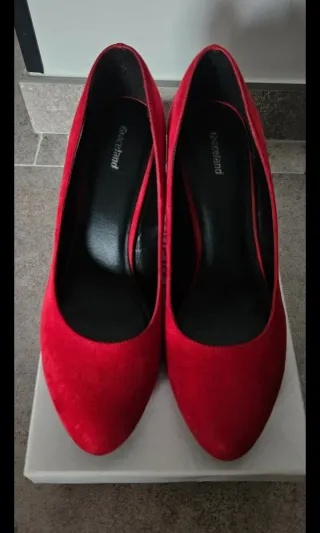 Zapatos de tacón Graceland rojos talla 41