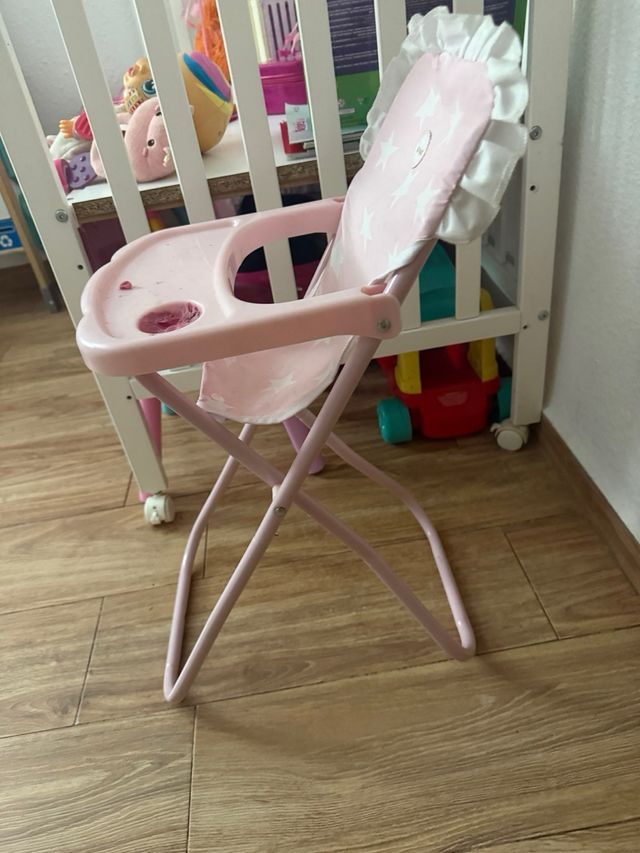 Trona de juguete La Nina rosa estrellas