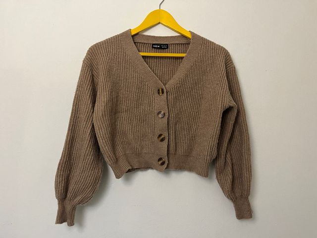 SHEIN cárdigan marrón talla S
