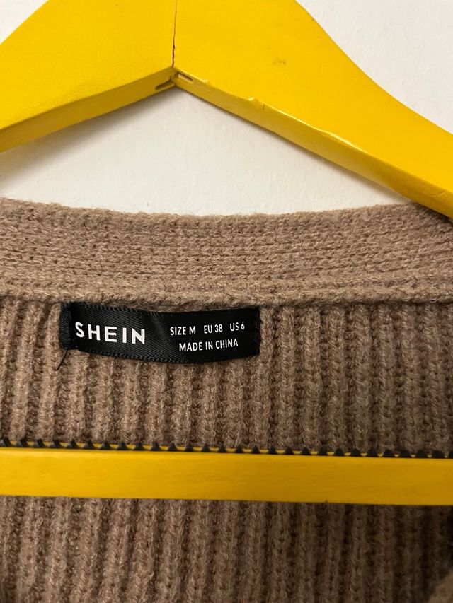 SHEIN cárdigan marrón talla S