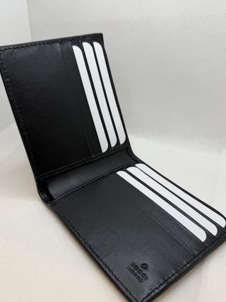 Portafoglio Gucci nero monogram