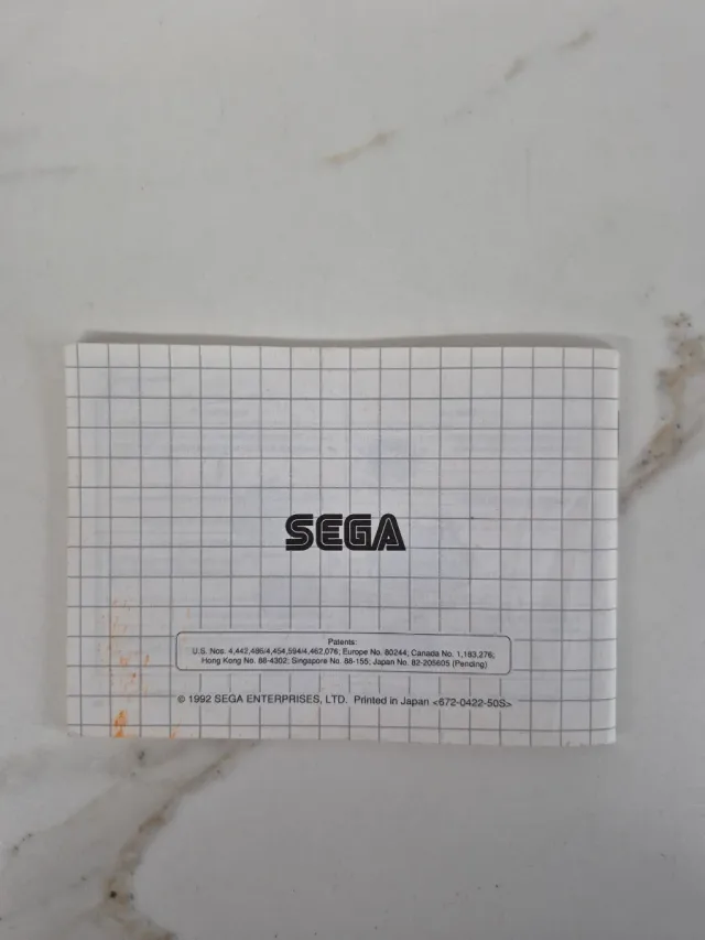 Manual Consola Sega Game Gear