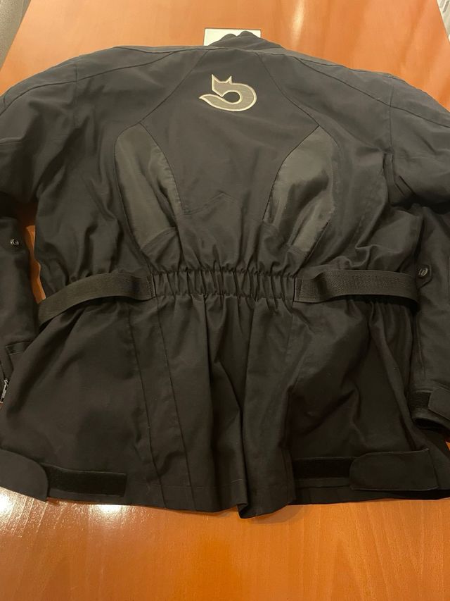 Chaqueta Moto Rocco Line Negra Talla XXL