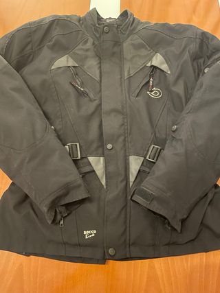 Chaqueta Moto Rocco Line Negra Talla XXL