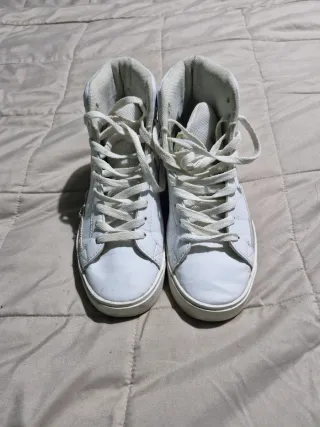 Zapatillas Kappa Blancas y Rosas