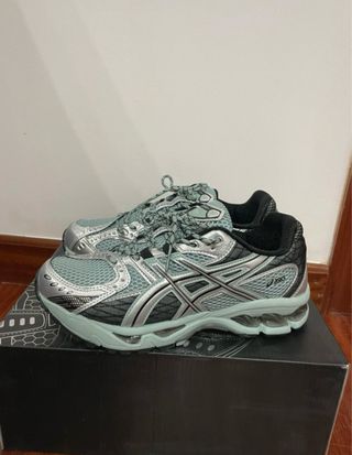 Zapatillas Asics Gel Nimbus 10.1 Plata/Verde Azul