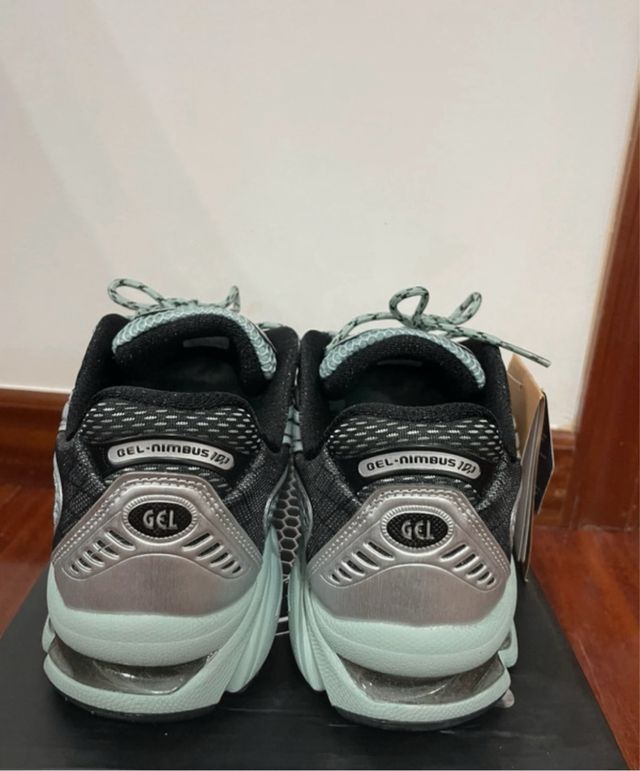 Zapatillas Asics Gel Nimbus 10.1 Plata/Verde Azul