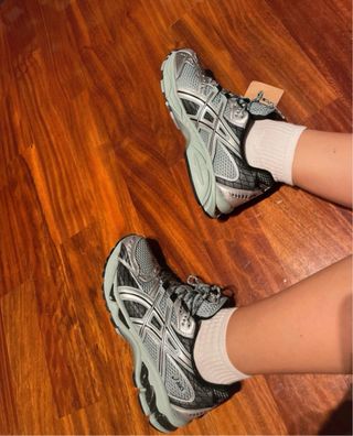 Zapatillas Asics Gel Nimbus 10.1 Plata/Verde Azul