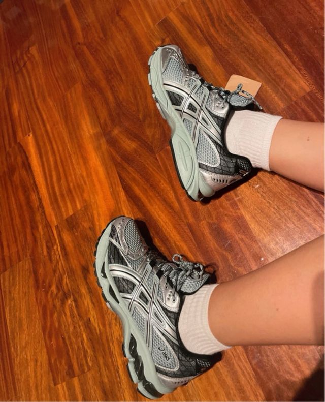 Zapatillas Asics Gel Nimbus 10.1 Plata/Verde Azul