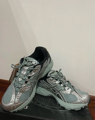 Zapatillas Asics Gel Nimbus 10.1 Plata/Verde Azul