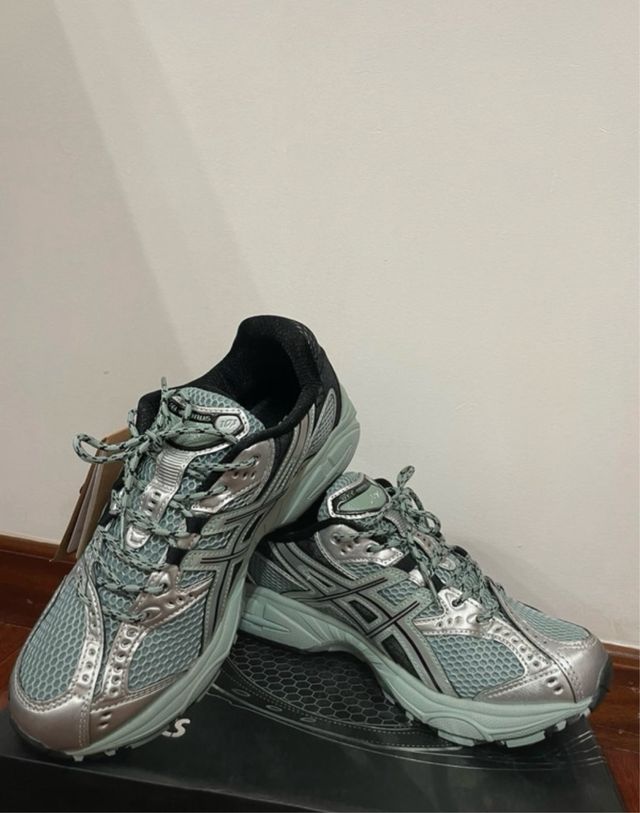 Zapatillas Asics Gel Nimbus 10.1 Plata/Verde Azul