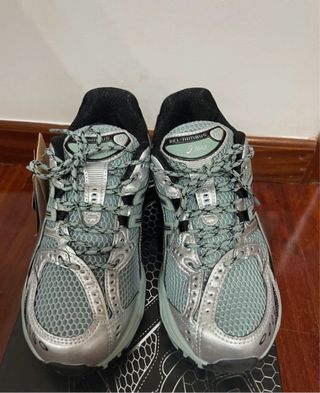 Zapatillas Asics Gel Nimbus 10.1 Plata/Verde Azul