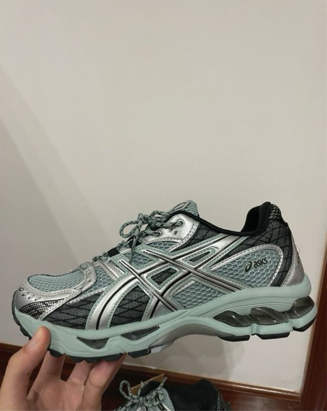 Zapatillas Asics Gel Nimbus 10.1 Plata/Verde Azul