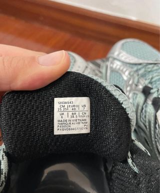 Zapatillas Asics Gel Nimbus 10.1 Plata/Verde Azul