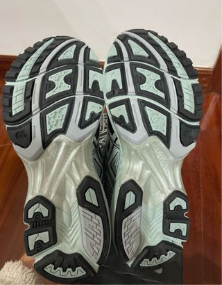 Zapatillas Asics Gel Nimbus 10.1 Plata/Verde Azul