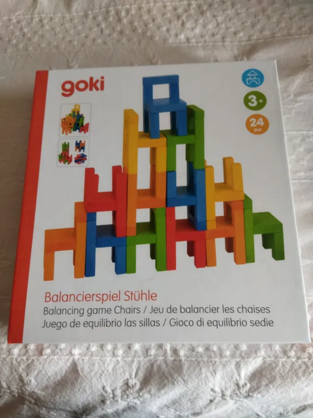 Goki Juego de Sillas Apilables Equilibrio