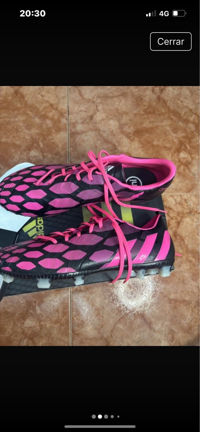 Adidas Predator Talla 46.6 Negra y Rosa