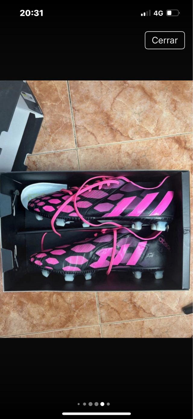 Adidas Predator Talla 46.6 Negra y Rosa