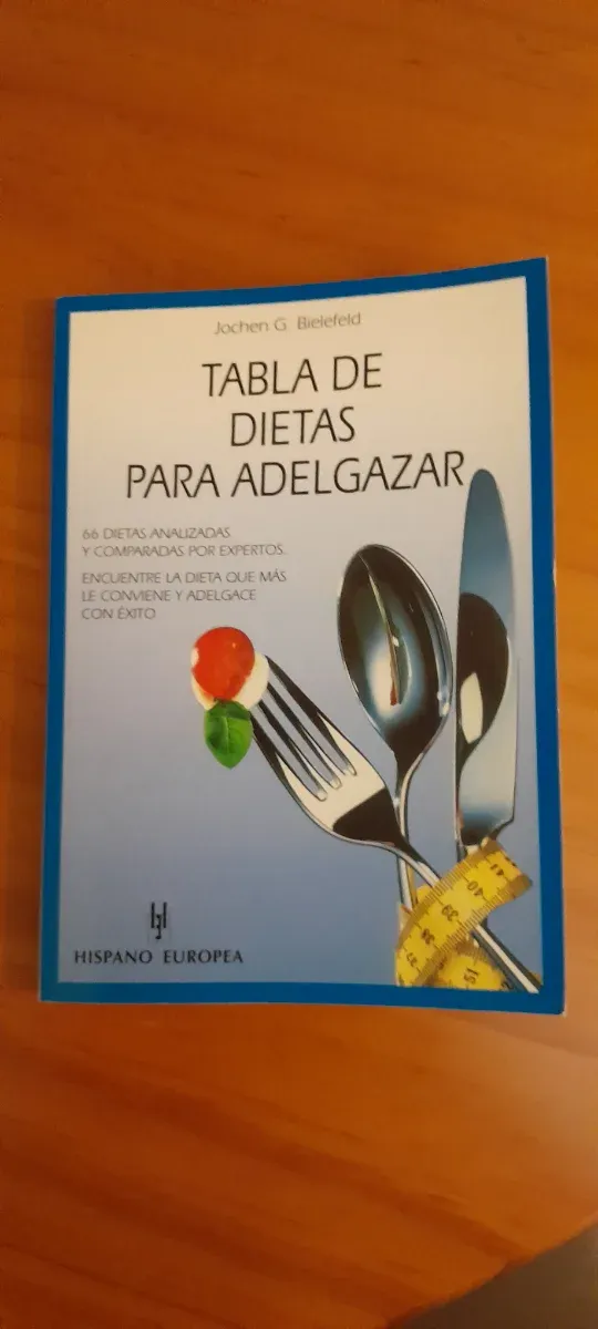 Libro Tabla de Dietas para Adelgazar