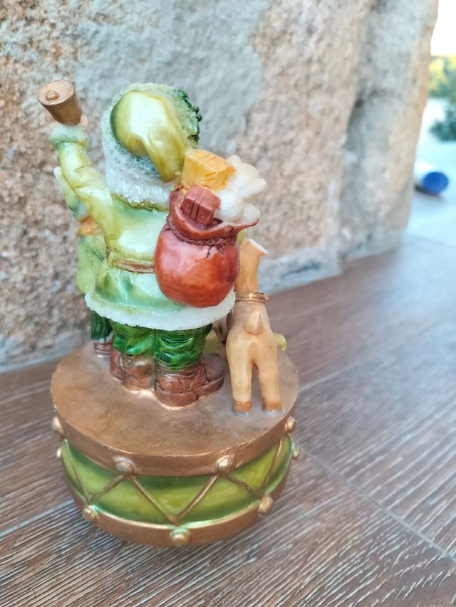 Figura Musical Santa Claus Vintage