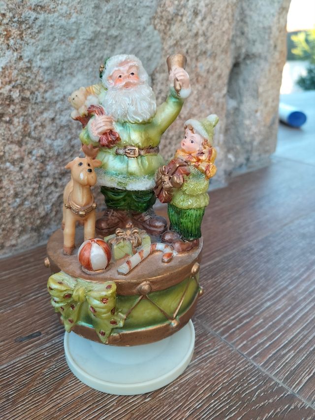 Figura Musical Santa Claus Vintage