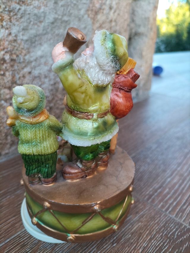 Figura Musical Santa Claus Vintage