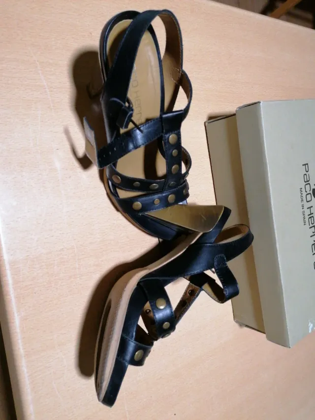 Sandalias Paco Herrero negras