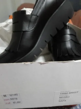 Mocasines negros mujer nuevos solo un uso