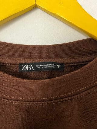 Sudadera Zara Marrón