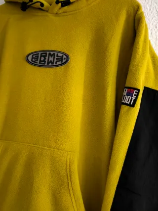 Sudadera polar Grimey amarilla y negra