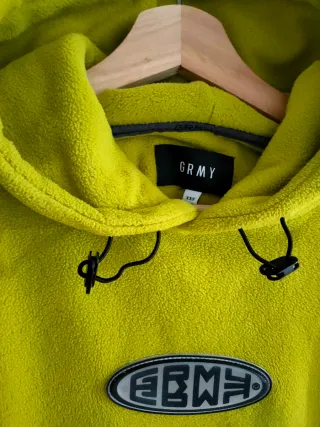 Sudadera polar Grimey amarilla y negra