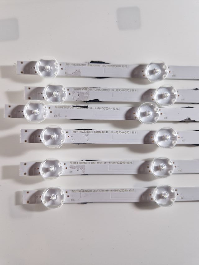 Kit 6 Tiras LED LBM430M1101-HL-2 Originales