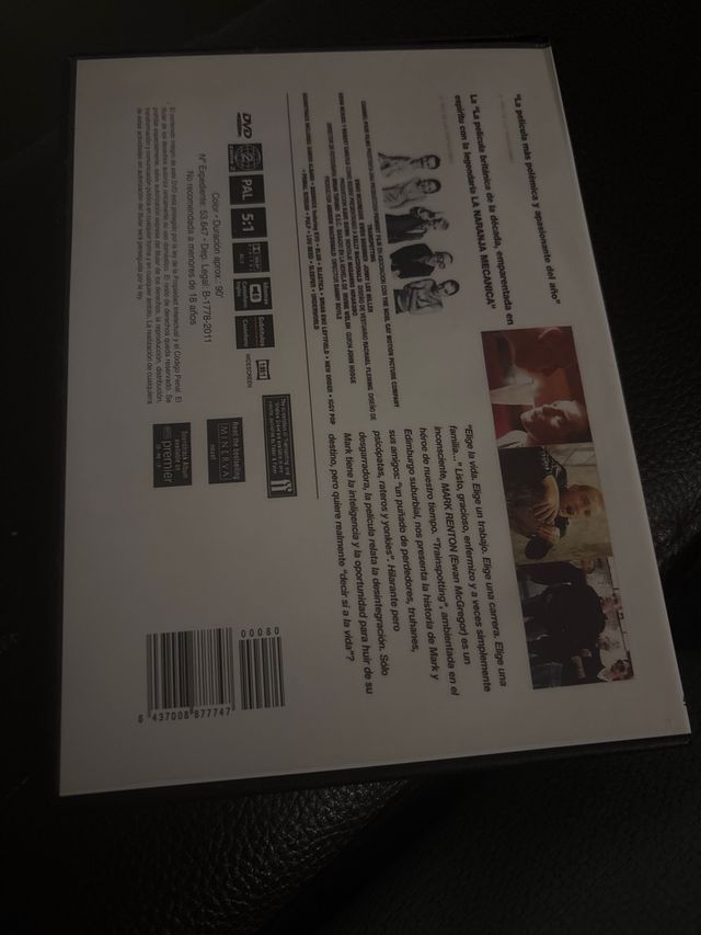 DVD Trainspotting Película Español