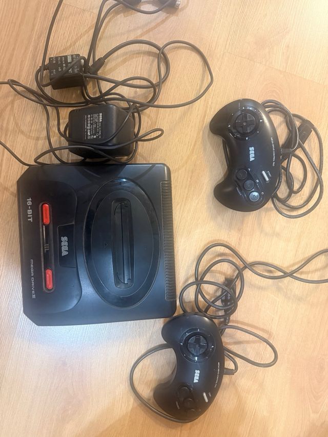 Consola Sega Mega Drive 2 Negra