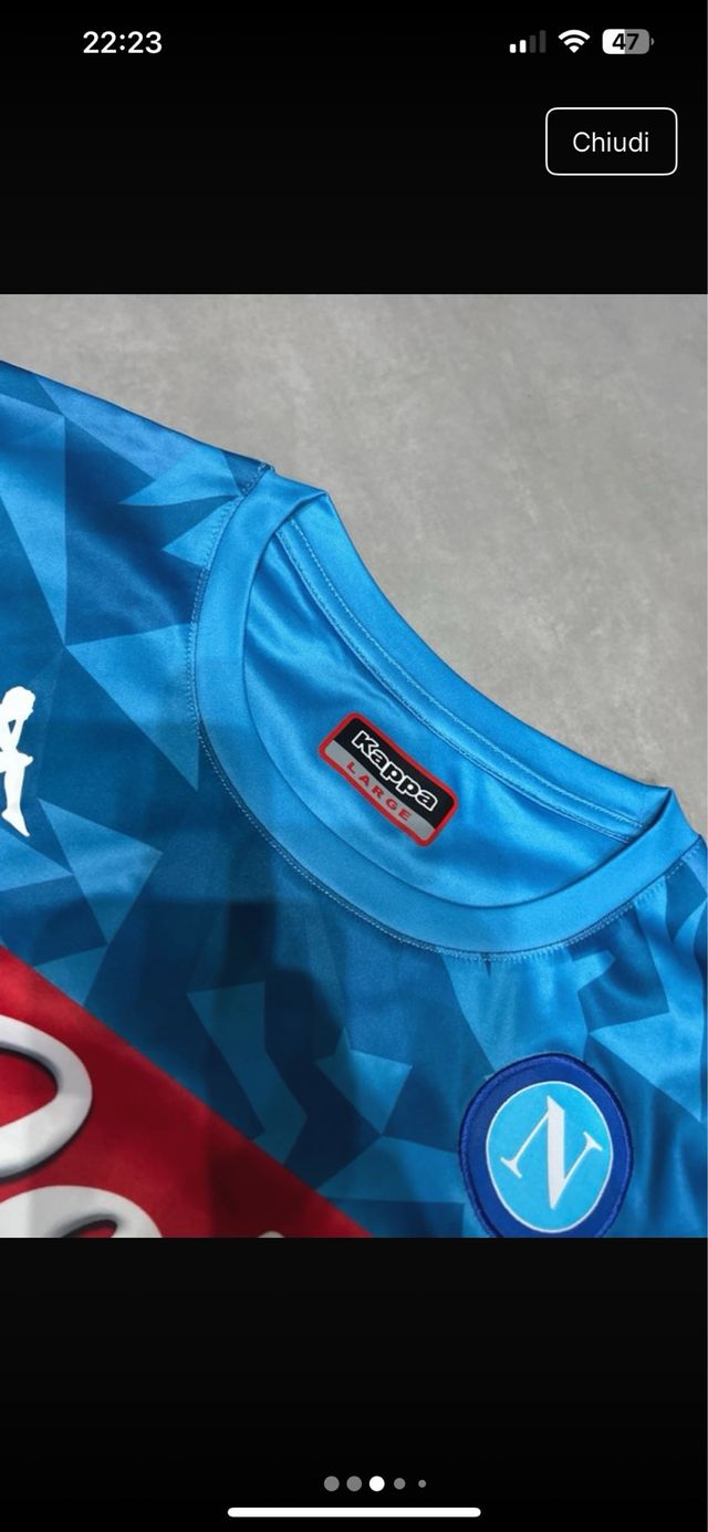 Maglia Napoli Vintage Kappa Lete Garofalo