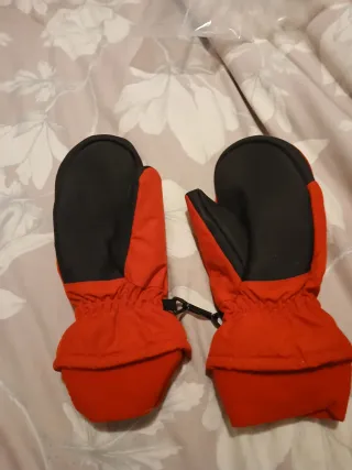 Guantes de Nieve wed Ze Rojos y Blancos