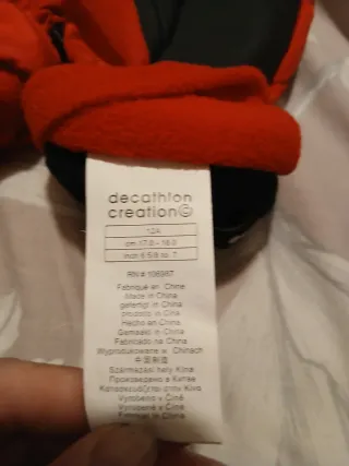 Guantes de Nieve wed Ze Rojos y Blancos