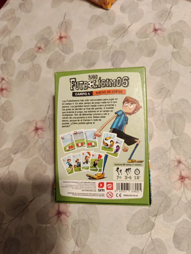 Juego de Cartas Los Futbolísimos Campo 4