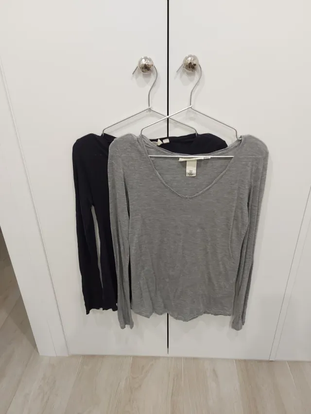 2 Camisetas Manga Larga H&M